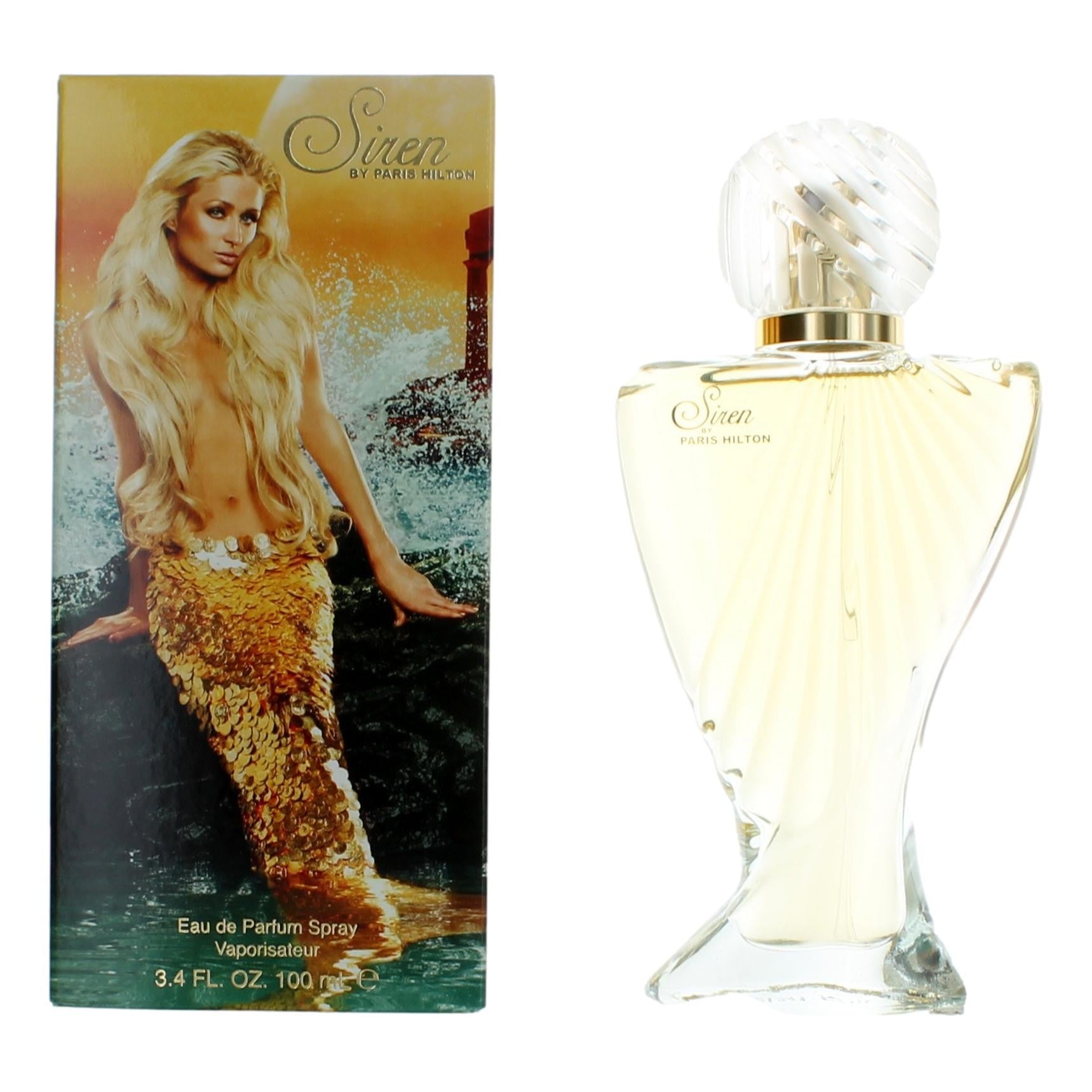Bottle of Siren by Paris Hilton, 3.4 oz Eau De Parfum Spray for Women